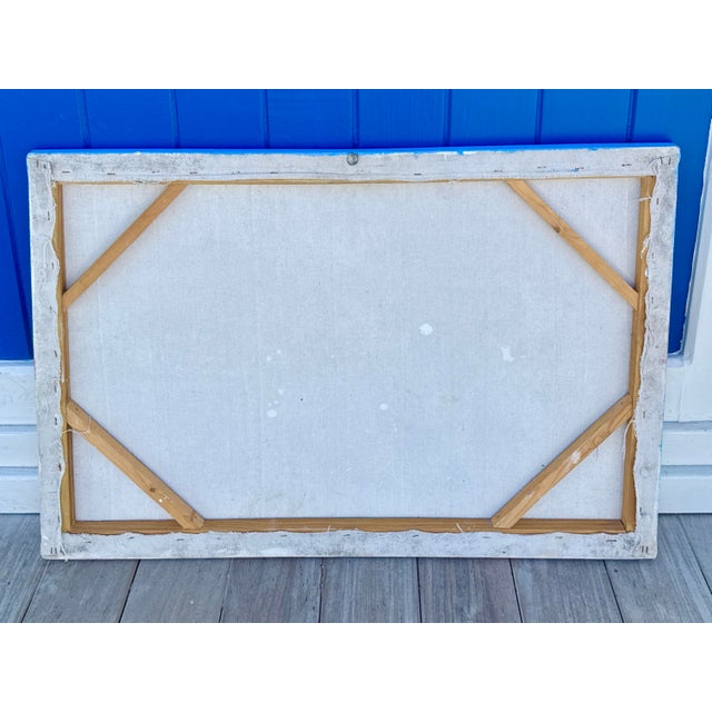 Large Original Turks & Caicos Island Beach Painting by Alexis St. James For Sale - Image 9 of 9