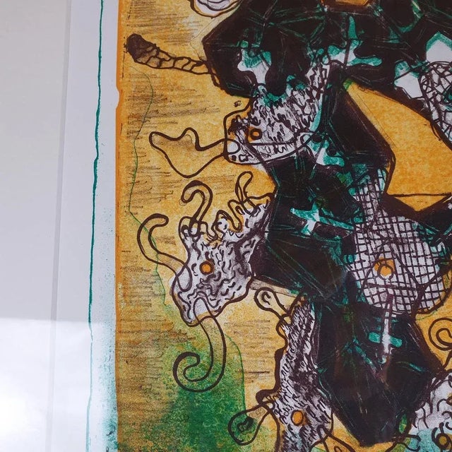 Forest Green Bjørn Nørgaard, Abstract Scene, 2003, Lithograph For Sale - Image 8 of 11