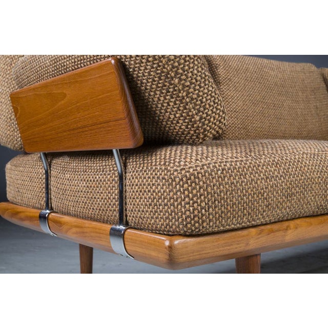 1960s Danish FD417 Minerva Sofa in Teak by Peter Hvidt and Orla Molgaard-Nielsen for France & Son, 1960s For Sale - Image 5 of 18
