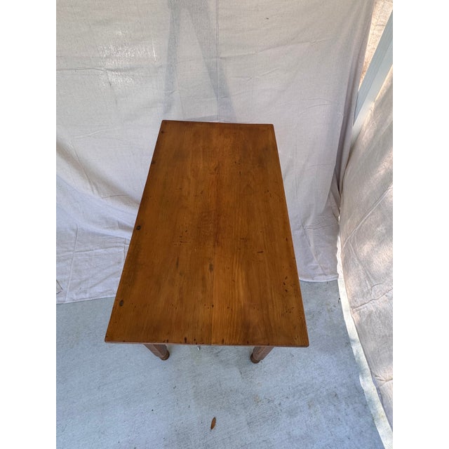 19th Century English Pine Side Table For Sale - Image 11 of 12
