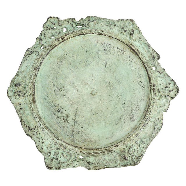 Patinated Cast Iron Sellette Table For Sale - Image 3 of 6