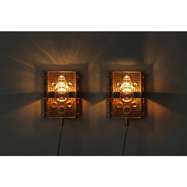Vintage Swedish Wall Sconces, Set of 2 For Sale - Image 4 of 6