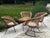 Vintage Rattan Garden Set, 1960s, Set of 5 For Sale - Image 4 of 10