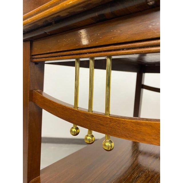 Metal Art Nouveau Side Table, 1890s For Sale - Image 7 of 13