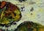 Textile Maya Eventov Untitled Oil on Canvas With Beautiful Custom Frame Me082211-02 For Sale - Image 7 of 7
