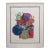 Florence Waze Fink Signed Flowers III Abstract Floral Serigraph Print 27" For Sale
