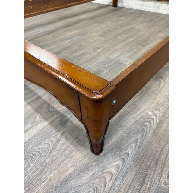 Vintage Full Size White Furniture Company French Provincial Bed For Sale - Image 12 of 18