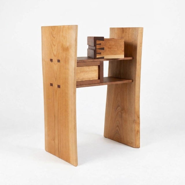 Early 21st Century Handmade Live-Edge Cabinet by Giuseppe Deepak Benti For Sale - Image 5 of 5