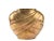 Unique solid gold brass draped fabric design modern vase. It is a perfect piece for any home or office décor. It is in...