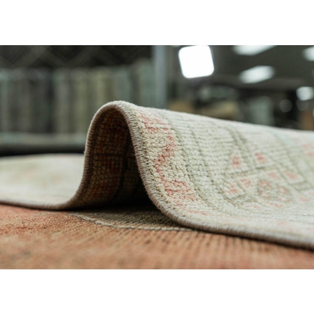 Textile Turkish Vintage Rug 5' x 9'7" #20663 For Sale - Image 7 of 8