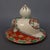 Vintage Hand-Painted Potiche Porcelain Vase with Wooden Base, 1950s For Sale - Image 9 of 16