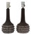 Danish Modern Ceramic Table Lamps by Jette Hellerøe for Axella, 1960s, Set of 2 For Sale