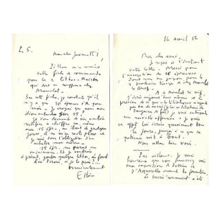 Maurice Esteve & Nesto Jacometti, Grand Pavois, Correspondence, 1956 For Sale