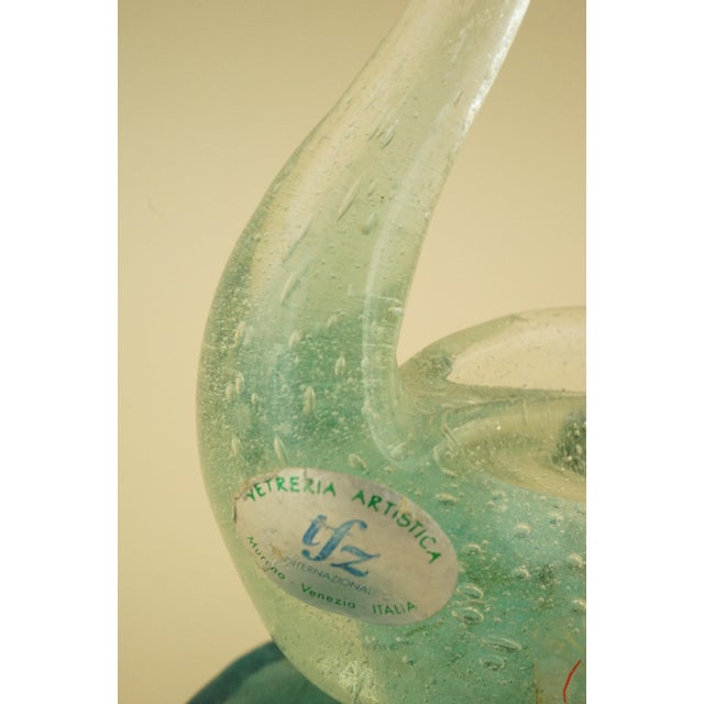 20th Century Murano Glass Swan Sculpture Ashtray by Ermanno Toso for Pulegoso, Italy, 1920s For Sale - Image 14 of 18