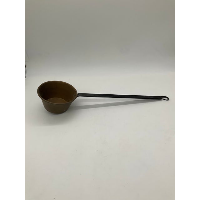 Lot of 7 Vintage Brass Pots, Cauldrons, Ladle For Sale - Image 11 of 13