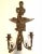 American Federal Style Eagle Wood Carved Two-Light Sconce For Sale - Image 12 of 12