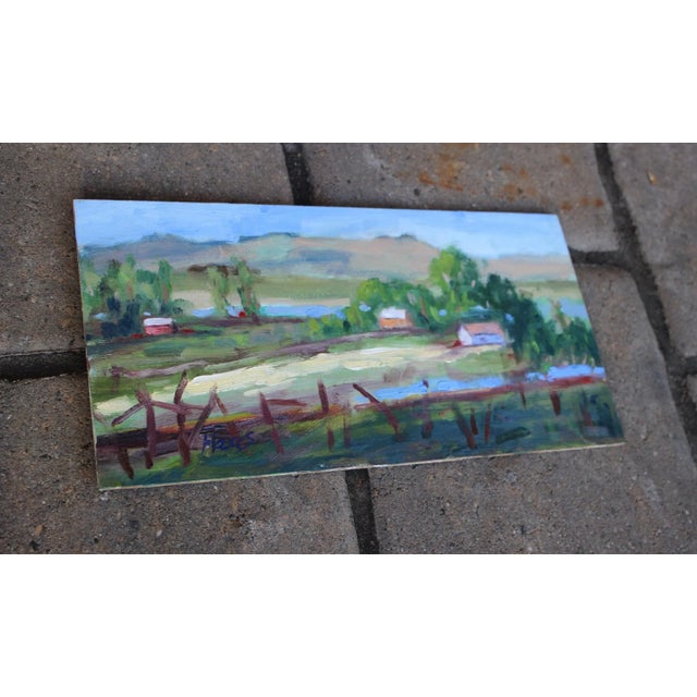Modern Impressionist Plein Air California, Original Oil Painting For Sale - Image 4 of 10