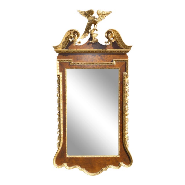 Vintage Federal Eagle Style Wall Mirror W Phoenix Motif Made in Italy ~ La Barge For Sale