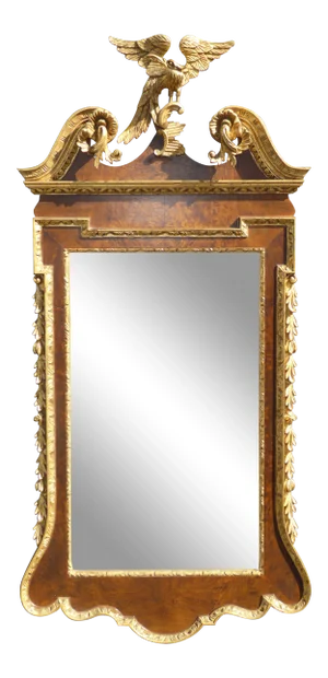 Vintage Federal Eagle Style Wall Mirror W Phoenix Motif Made in Italy ~ La Barge