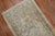 Textile Antique Zabihi Collection Camel Powder Blue Persian Serab Small Rug - 2'7" x 4'1" For Sale - Image 7 of 7