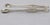 Sterling silver sugar tongs by Peter & Ann Bateman, 1798, London. Bow form decorated with swirling bright-cut work. Old,...
