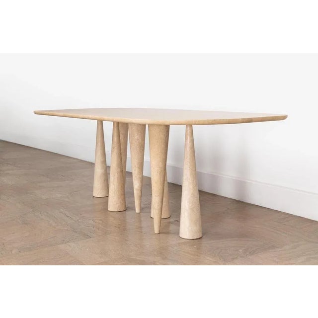 Contemporary Medium Silvia Dining Table by Moure Studio For Sale - Image 3 of 12