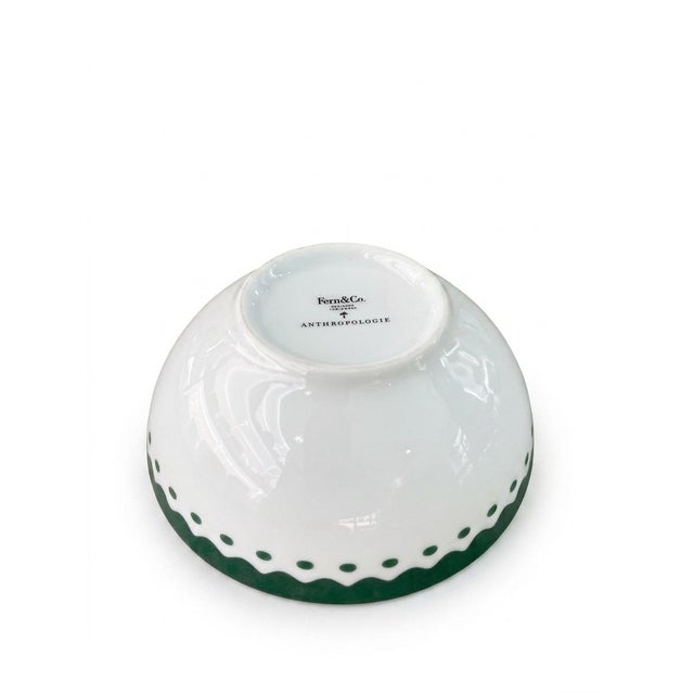 Fern & Co. X Anthropologie "The Palm Collection" Porcelain Small Bowls - Set of 4 For Sale In West Palm - Image 6 of 10
