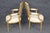 1910s Pair 1920's Louis XVI Style Painted and Distressed Armchairs For Sale - Image 5 of 17