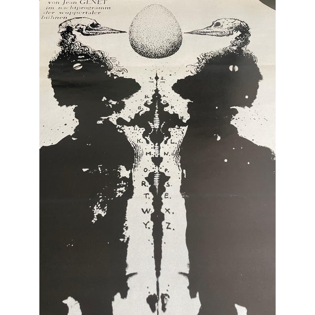 Die Zofen Original Theater Poster by Franciszek A. B. Bilberstein-Starowieyski, 1986 For Sale - Image 6 of 9