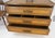 Brown Pair Three Drawers Light Walnut Banded Drawers Drop Pulls Bachelor Chests MINT! For Sale - Image 8 of 13