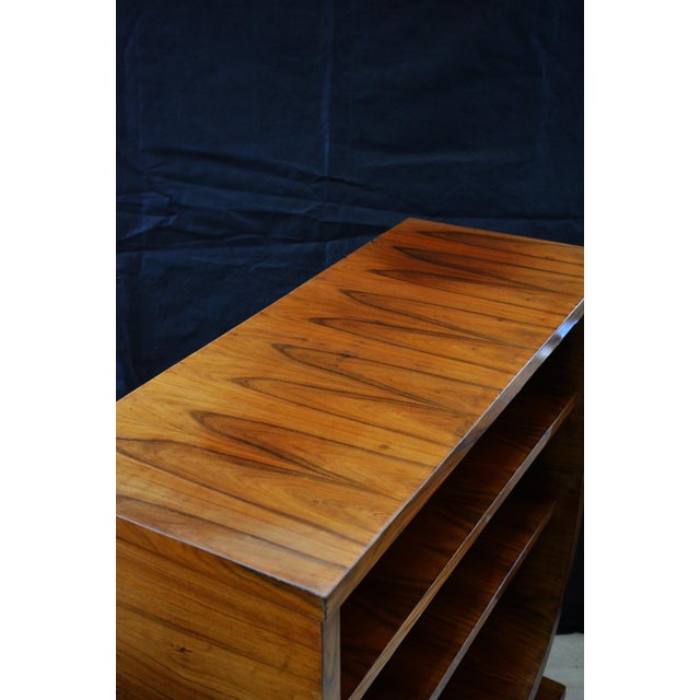 Art Deco Walnut Open Bookcases, 1930s, Set of 2 For Sale - Image 9 of 18