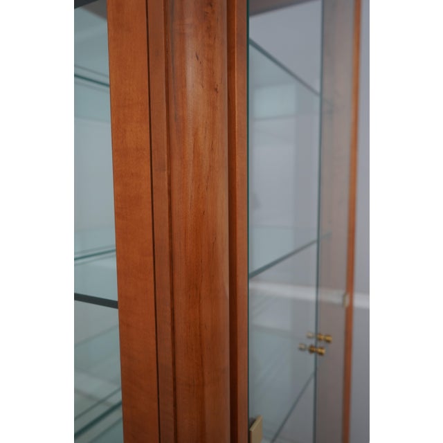 1990s Hickory White Genesis Collection Biedermeier Curio Cabinet For Sale - Image 15 of 17