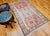 Vintage Persian Shahsavan Soumak Tribal Rug, Handwoven Wool & Silk, Geometric Pattern, Ivory & Red, 4x7 For Sale - Image 9 of 18