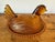 Indiana Glass Company Mid 20th Century Indiana Glass Amber Hen on Nest For Sale - Image 4 of 9