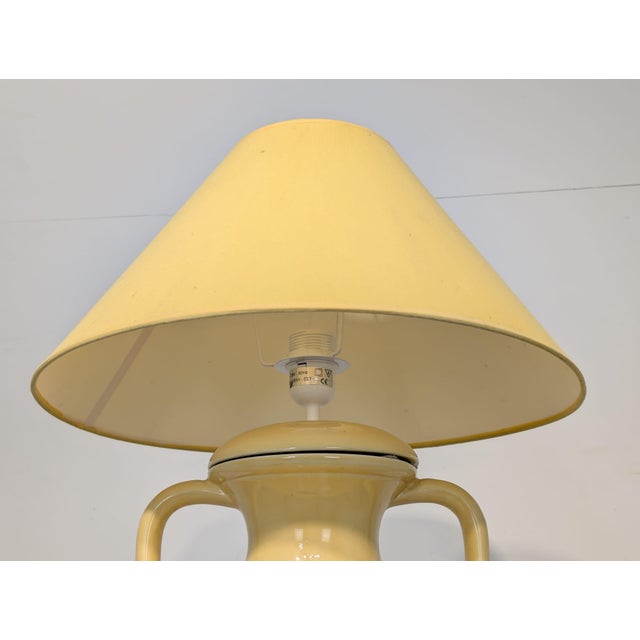 Vintage Ceramic Orange Floor Lamp, 1980s For Sale - Image 15 of 18