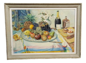 Georges Marcel Renard, Still Life, 1890s, Oil on Canvas, Framed