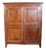 Antique Wardrobe in Poplar Wood, Early 1800s For Sale