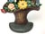 Antique Hubley Flower Basket Doorstop in Great Paint For Sale In New York - Image 6 of 8
