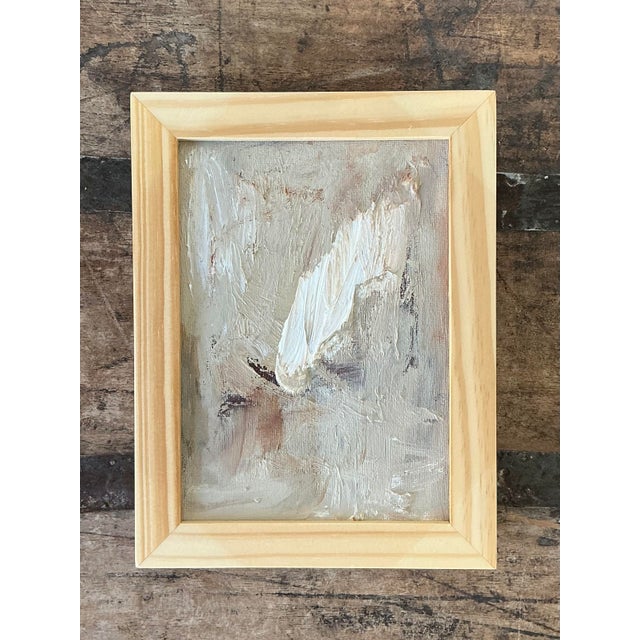 Early 21st Century Vintage Original Abstract Painting on Board For Sale - Image 5 of 12