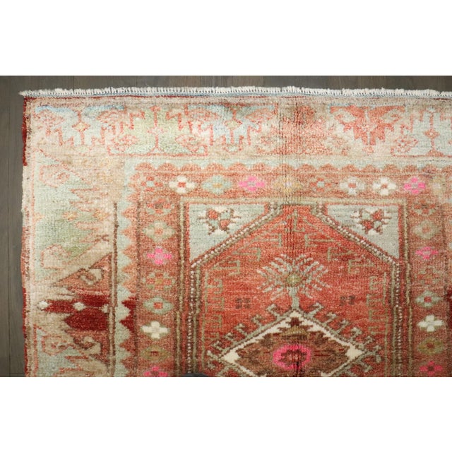 Turkish Vintage Turkish Anatolian Small Square Rug - 3'3" x 3'9" For Sale - Image 3 of 5