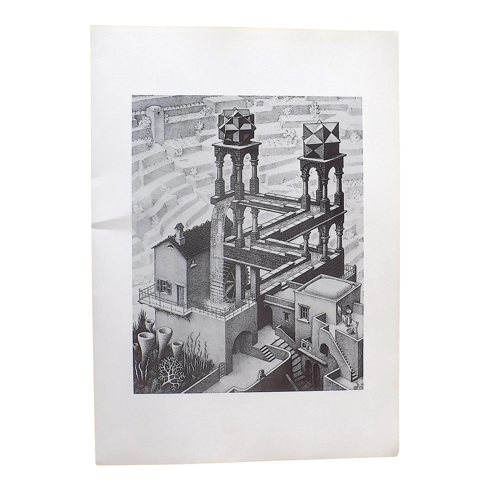 Vintage 20th Century M. C. Escher Lithograph 