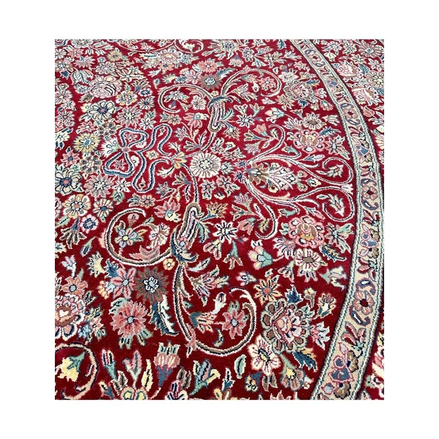 8' Round Trabiz Style Area Rug - 501534 For Sale - Image 11 of 12
