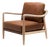 Becki Owens x SURYA Gaviota Accent Chair Brown For Sale