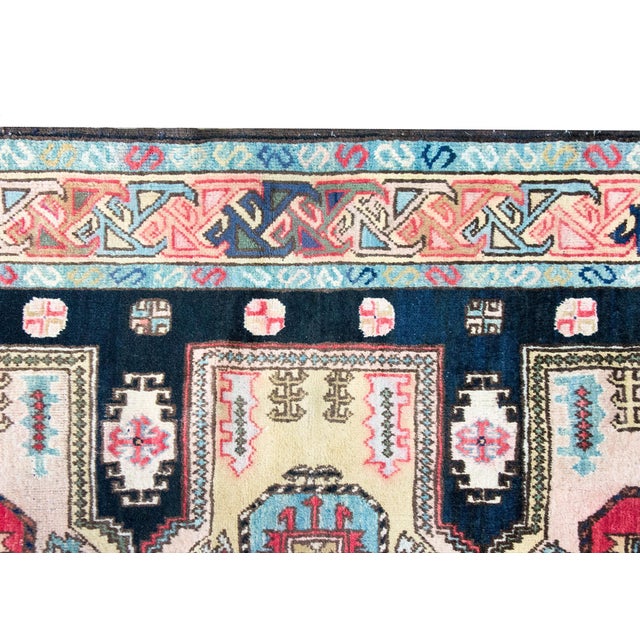 Mid-20th Century Afghani Kazak Rug For Sale - Image 11 of 15