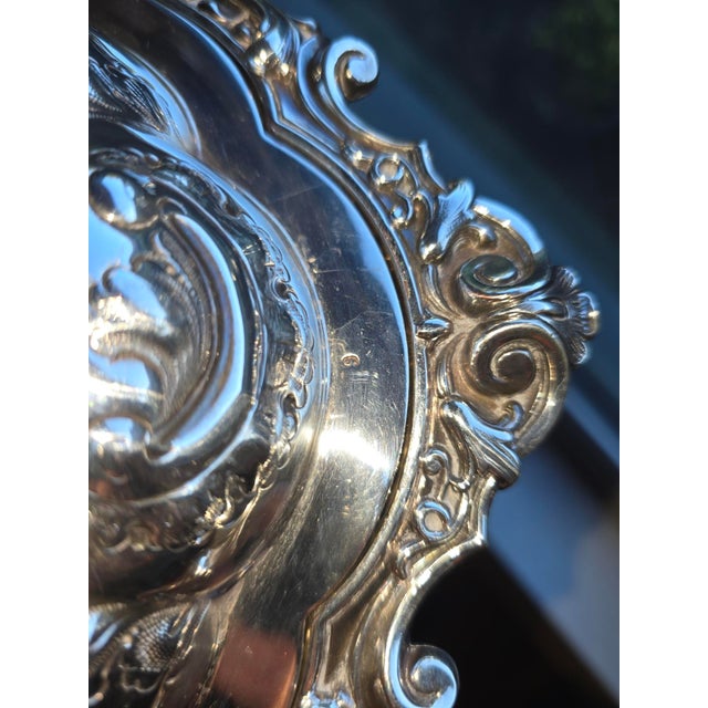 1920s Silver Serving Dish With Lid For Sale - Image 15 of 17