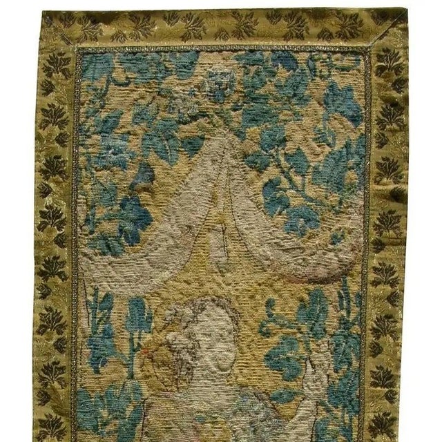 Antique 16th Century Flemish Tapestry For Sale - Image 9 of 9