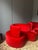 Danish Two-Piece Cloverleaf Red Sofa by Verner Panton for VerPan, 2000s For Sale - Image 10 of 12