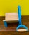 Mid-Century Modern Danish Baby Blue Bread Cutter From Royal Raadvad, 1970s For Sale - Image 3 of 12