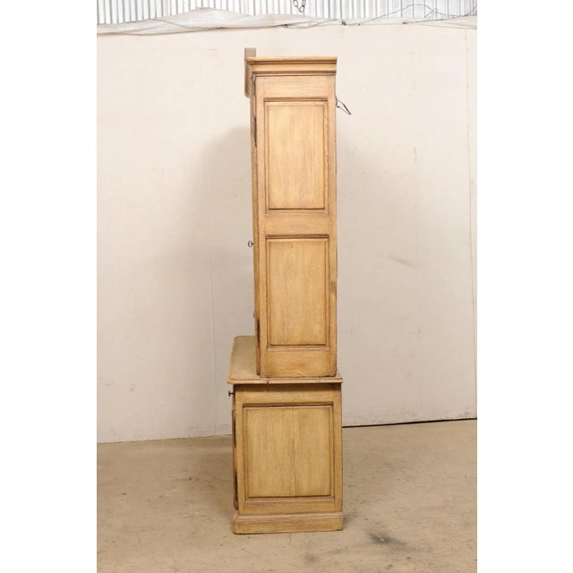 18th Century French Rococo Buffet à Deux-Corps With Wire Front Doors For Sale - Image 4 of 11