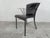 Vintage Black Leather Dining Chairs attributed to Arrben, 1980s, Set of 4 For Sale - Image 11 of 14